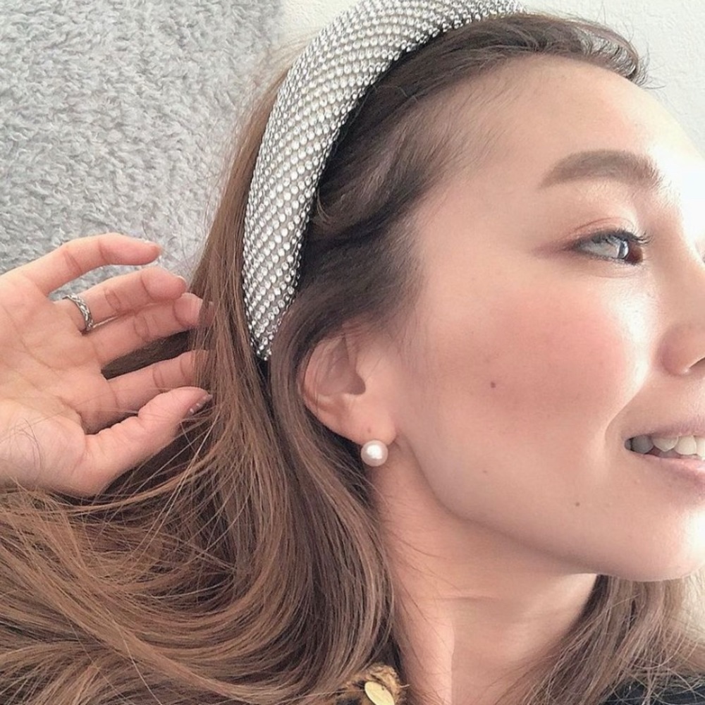 Zara Silver Sparkly Padded Headband